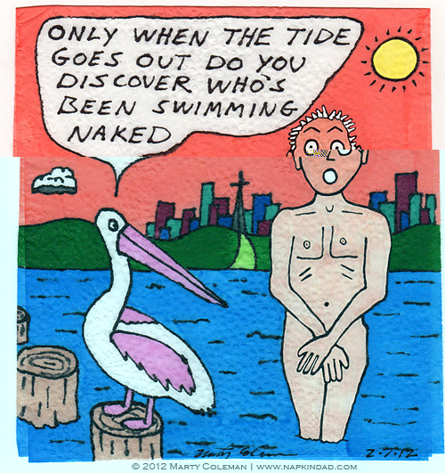 It's not about swimming naked which is fine and dandy if that's It's not about swimming naked which is fine and dandy if that's